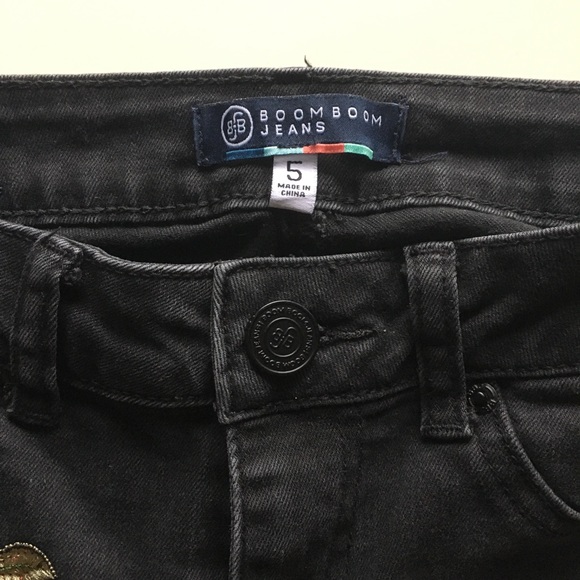 Distressed Black Skinny Jeans - Picture 5 of 5